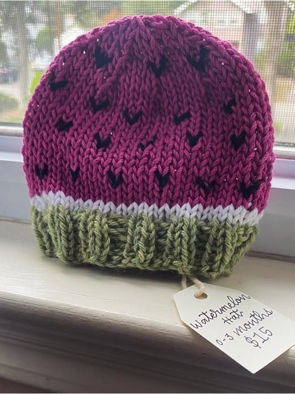 Handmade Watermelon Hat